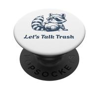 Parlons Poubelle Raton Laveur Sauvage PopSockets PopGrip Adhésif