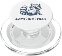 Parlons Poubelle Raton Laveur Sauvage PopSockets PopGrip pour MagSafe