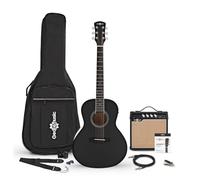 Parlour Guitare électro-acoustique pour gaucher Noir 15 W