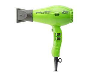 Parlux 3800 EcoFriendly Ionic & Ceramic Verte - sèche-cheveux
