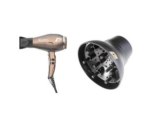 Parlux Alyon Bronze Sèche-cheveux & Softstyler Diffuseur pour Sèche-Cheveux Advance Light Ceramique/Ionique