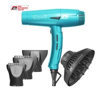 Parlux Elysium + Magic Compact Bleu Galaxie - sèche-cheveux avec diffuseur