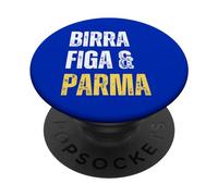 Parma Birra Figa Divertente Sono Un Uomo Semplice PopSockets PopGrip Adhésif