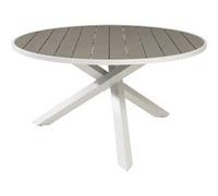 Table de Jardin Ronde "Parma" 140cm Gris