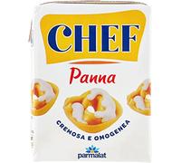 Parmalat Panna Chef per cucinare Lot de 6 crèmes de cuisson crémeuses et homogènes 200 ml