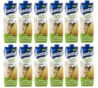 Parmalat Santal Succo di Frutta Pera Dolce di Natura Zero Courgettes Aggiunti Jus de fruits Nul Ajout de sucre 1000 ml