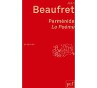 Parménide. Le Poème