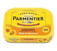 PARMENTIER - Parmentier Sardines Huile De Tournesol 135G - Lot De 4 - Vendu Par Lot