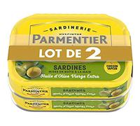 Parmentier Sardine Huile d'Olive Extra Vierge, 2 x 135g