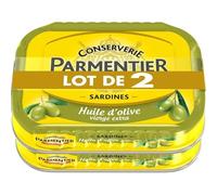 PARMENTIER - SARDINES HUILE OLIVE 135 G X 2 - LOT DE 4