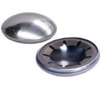 Parnells - 1 Capuchon D'axe en Acier Inoxydable Starlock - Petit Capuchon de Sécurité avec Rondelle Intérieure en Acier et Raccord Enfichable pour Tube