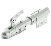 Parnells - 1 Tête D'attelage de Remorque Pivotante - 1700 kg, Boulon M12, Longueur 440 mm - Attelage de Remorquage en Acier Robuste à 360 Degrés - pour Remorques VTT et Utilisation Tout-Terrain