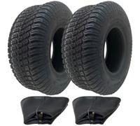 Parnells - 2 Jeux de Pneus de Tondeuse à Gazon Sans Chambre à Air, 11x4.00-5 - 4 Plis Wanda P332, Diamètre 276 mm, Largeur 102 mm, 148 kg - pour une Utilisation Tout-Terrain, Poussettes et Chariots