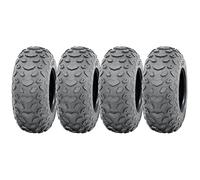 Parnells - 4 Ensembles de Pneus ATV Tubeless, 19x7.00-8 - 4 Plis Wanda P330, Diamètre 480 mm, Largeur 166 mm, 100 kg - E-Marked, Road Legal