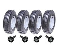 Parnells Haute Vitesse Double Essieu Remorque Kit 5.00-10 Route Légal Roues Moyeu Goujon Essieu 500 10