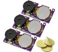 PARNIXS Lot de 3 faiseurs de bruit ennuyeux, 16 bruits et batterie extra longue, bip sonore de cricket, cadeau de blague ennuyeux, bureau, fête, maison, avril fool Day