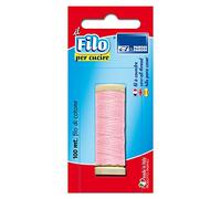 PARODI & PARODI - Bobine de fil à coudre de 100 m et 20 g, en coton, pour aiguilles à coudre, idéale pour la couture à la main, fabriquée en Italie, couleur rose.