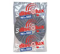 PARODI & PARODI - Discolux Disque de rechange pour polisseuse de sol, disque en laine d'acier idéal pour sols en marbre, 3 pièces en couleur grise. Produit breveté, fabriqué en Italie, Dia 12,5