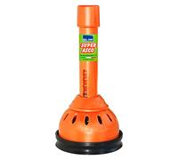 Parodi & Parodi Super Asco 101 Déboucheur pour évier à Double Action grâce au Ressort intégré pour Aspirer et comprimer, poignée en PVC résistant, Structure incassable, Orange, Arancione
