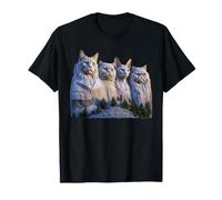 Parodie Amusante du Monument du Chat Mount Rushmore T-Shirt