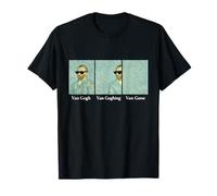 Parodie Art Funny Van Gogh Gone with Dark Glasses Wordplay T-Shirt
