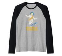 Parodie chrétienne His Grace is Enough Retro Women Faith Manche Raglan