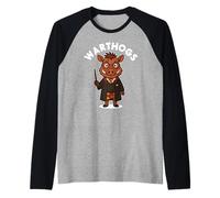 Parodie de Magicien Warthog avec Baguette Magique Manche Raglan