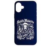 Parodie de Santa Muerte Santa Moerte Coque pour iPhone 16 Plus
