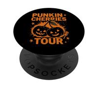 Parodie d'halloween Rock Tour Funny Jack O Lantern Fans PopSockets PopGrip Adhésif