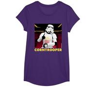 Parodie Originale du Film de Danse Disco Stormtrooper pour Enfants T-Shirt, Fille, Violet, L