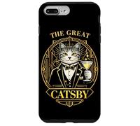 Parodie The Great Catsby Funny Cat Lovers Coque pour iPhone 7 Plus/8 Plus