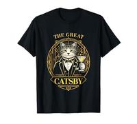 Parodie The Great Catsby Funny Cat Lovers T-Shirt