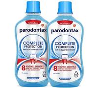 Parodontax Bain de Bouche Complete Protection, Pour Les Dents Sensibles, Élimine La Plaque Dentaire, Sans Alcool, 2x500ml