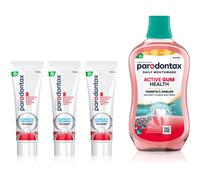 Parodontax Complete Protection & Active Gum Health Whitening ensemble pour une protection complète des dents