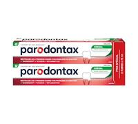 PARODONTAX Dentifrice Herbal Sensation, Menthe & Mélisse, Lot de 2 x 75 ml | Aide à Améliorer la Santé des Gencives & à Restaurer la Blancheur des Dents - Agit Contre la Plaque Dentaire
