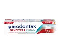PARODONTAX - Dentifrice Quotidien Fluor | Gencives Sensibles, Haleine Fraîche | Soin Onctueux | le tube de 75mL | LOT DE 3
