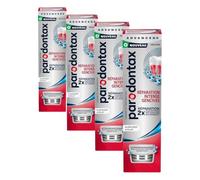 PARODONTAX Dentifrice Réparation Intense Gencives, Blancheur & Éclat, 75ml (Lot de 4)