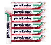PARODONTAX - Dentifrice Soin Fraîcheur - Aide à Améliorer la Santé des Gencives & à Conserver une Haleine Fraiche - Agit Contre la Plaque Dentaire - 6 x 75 ml