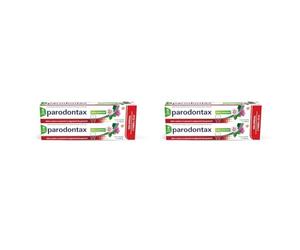 Parodontax Dentifrice Soin Herbal, Aide à Arrêter et Prévenir Le Saignement Des Gencives, Goût Menthe et Mélisse, Lot de 4x75 ml