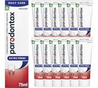 Parodontax Extra Fresh Dentifrice anti-saignement des gencives Fraîcheur intense avec fluorure 12 x 75 ml