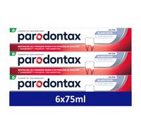 PARODONTAX Soin Blancheur - Dentifrice - Lot De 6x75ml