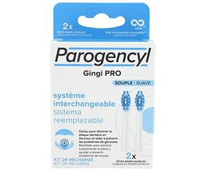 Parogencyl Gingi Pro Système Interchangeable Souple 2 Têtes Remplaçables
