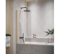 Paroi baignoire Torino 60 x 140 cm Badplaats - L'or - verre transparent