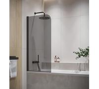 Paroi baignoire Torino 60 x 140 cm Badplaats - noir - verre noir