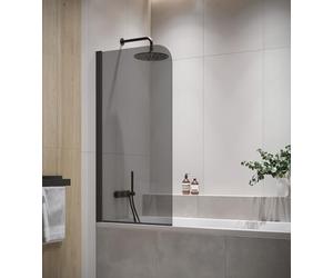 Paroi baignoire Torino 60 x 140 cm Badplaats - noir - verre noir