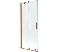 Paroi de baignoire Mexen Velar, 2 vantaux, 85 x 150 cm, cuivre brossé