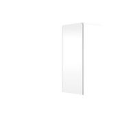 Vente-unique - Paroi de douche à l'italienne - Blanc mat - Verre 6 mm - 120x200 cm - DAREN