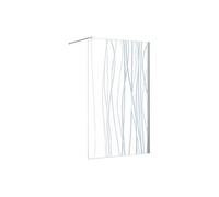 Paroi de douche à l'italienne DANNA sérigraphiée - 140x200cm