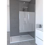 Paroi de Douche à l'italienne en verre AURLANE Parma 2 90x200cm