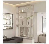 Paroi De Douche À L'italienne, Panneau Translucide pour Séparation De Pièce, avec Barre Porte-Serviettes, pour Chambre, Salle De Bain Et Toilettes(White-b,60x20x130cm)